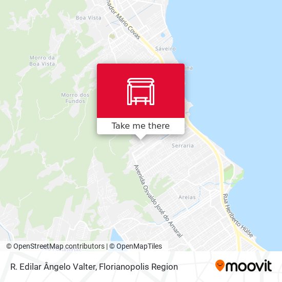 R. Edilar Ângelo Valter map