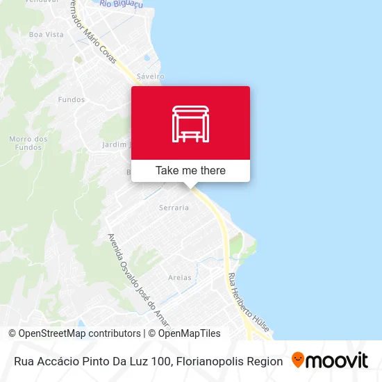 Rua Accácio Pinto Da Luz 100 map