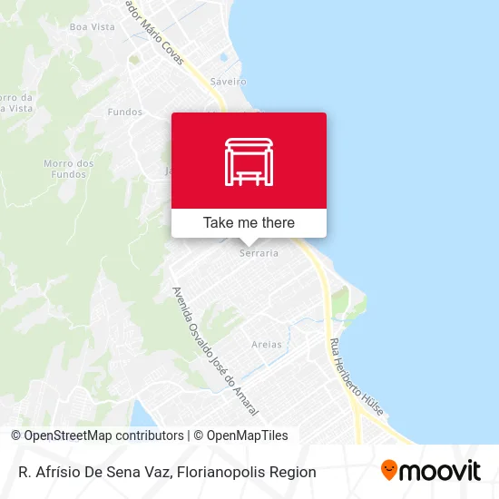 R. Afrísio De Sena Vaz map