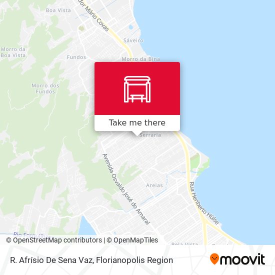 R. Afrísio De Sena Vaz map
