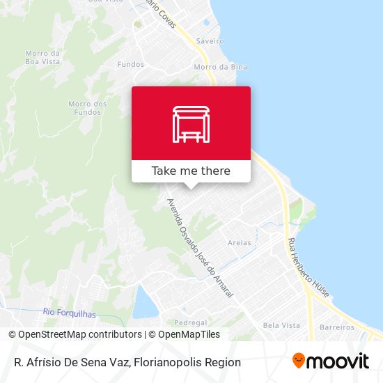 R. Afrísio De Sena Vaz map