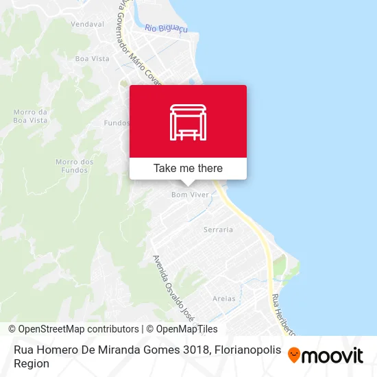 Rua Homero De Miranda Gomes 3018 map