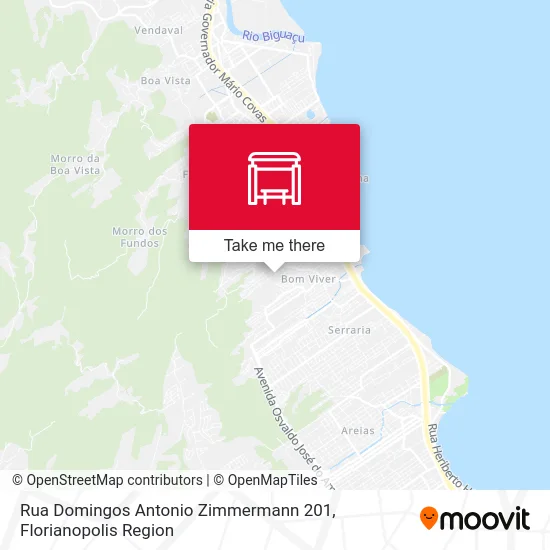 Rua Domingos Antonio Zimmermann 201 map