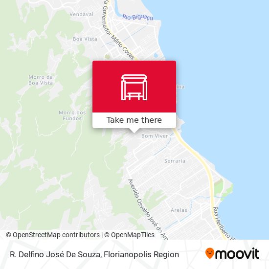 R. Delfino José De Souza map