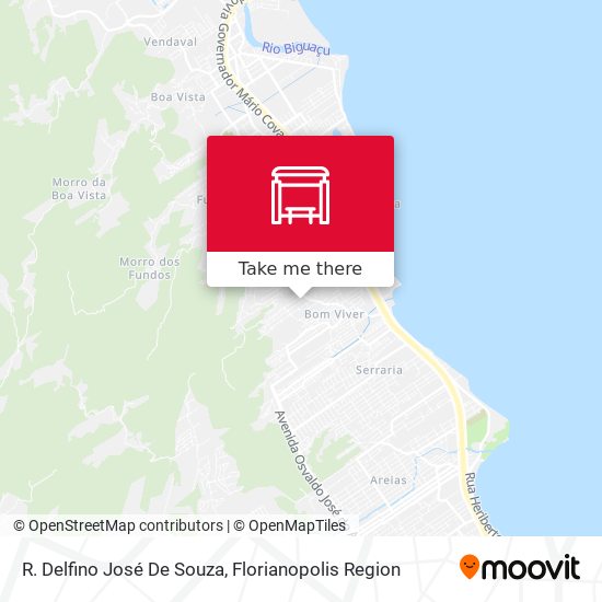 R. Delfino José De Souza map