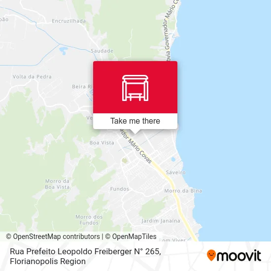 Rua Prefeito Leopoldo Freiberger N° 265 map