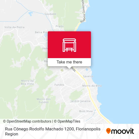 Rua Cônego Rodolfo Machado 1200 map