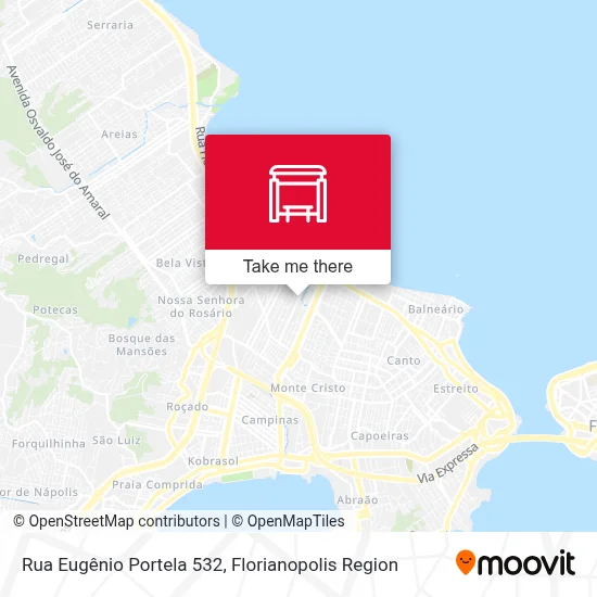 Rua Eugênio Portela 532 map