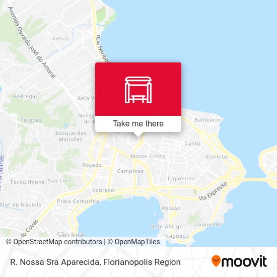 R. Nossa Sra Aparecida map