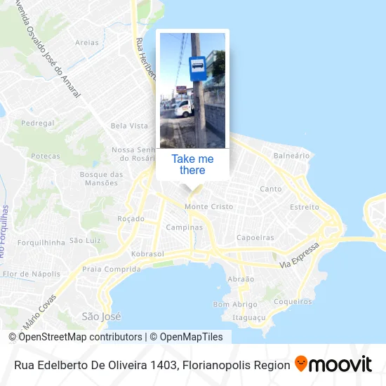Rua Edelberto De Oliveira 1403 map