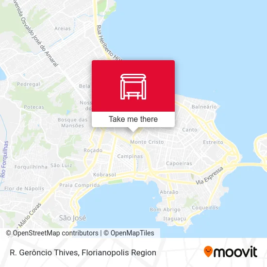 R. Gerôncio Thives map