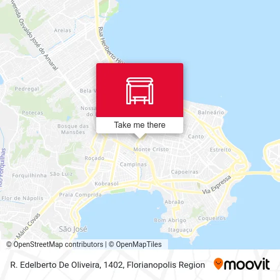 R. Edelberto De Oliveira, 1402 map