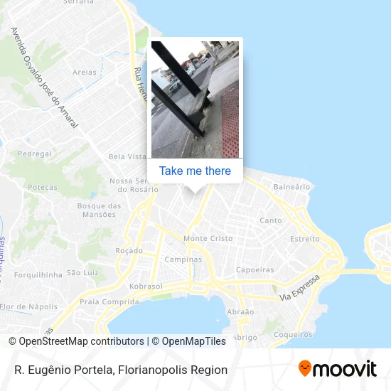 R. Eugênio Portela map