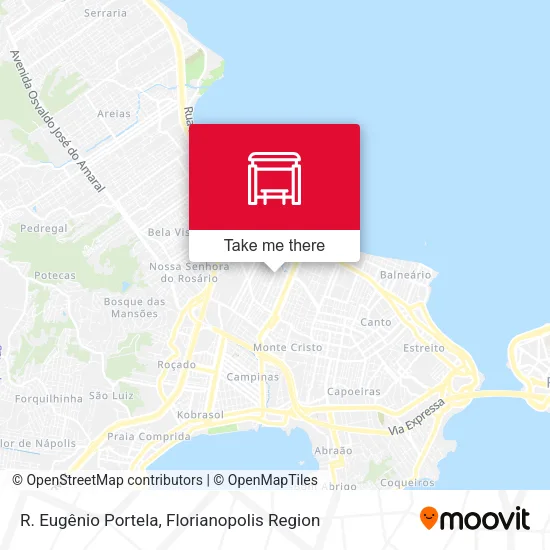 R. Eugênio Portela map