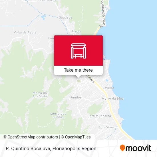 R. Quintino Bocaiúva map