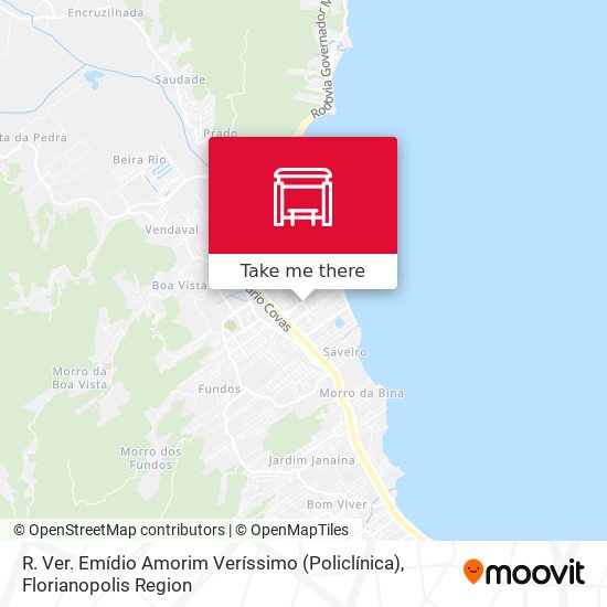 R. Ver. Emídio Amorim Veríssimo (Policlínica) map
