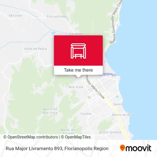 Rua Major Livramento 893 map