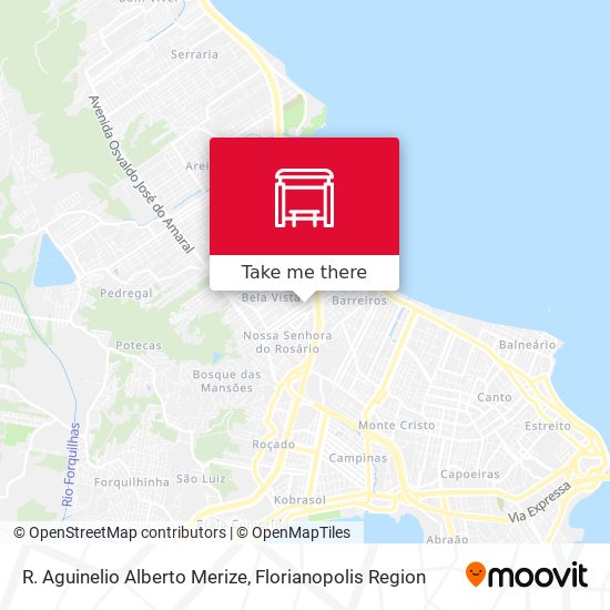 R. Aguinelio Alberto Merize map