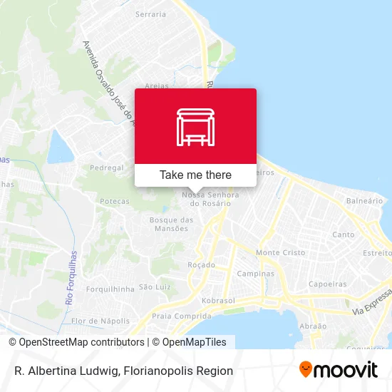 R. Albertina Ludwig map