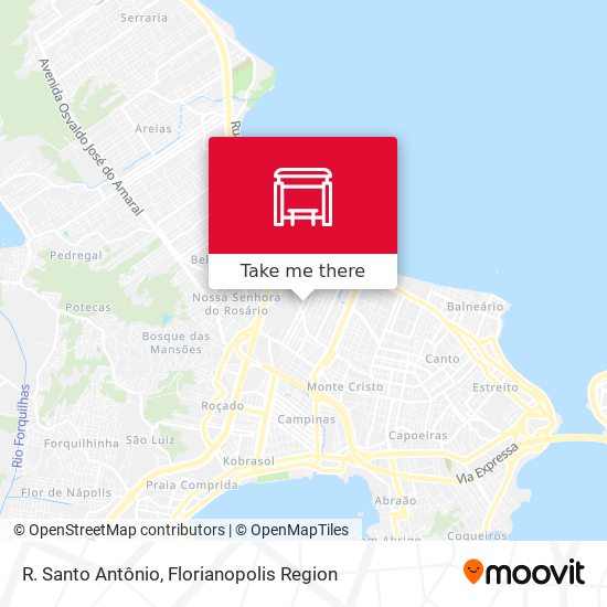 R. Santo Antônio map
