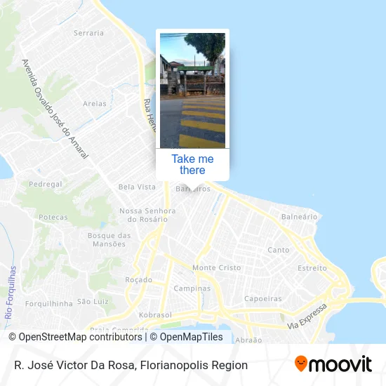 R. José Victor Da Rosa map