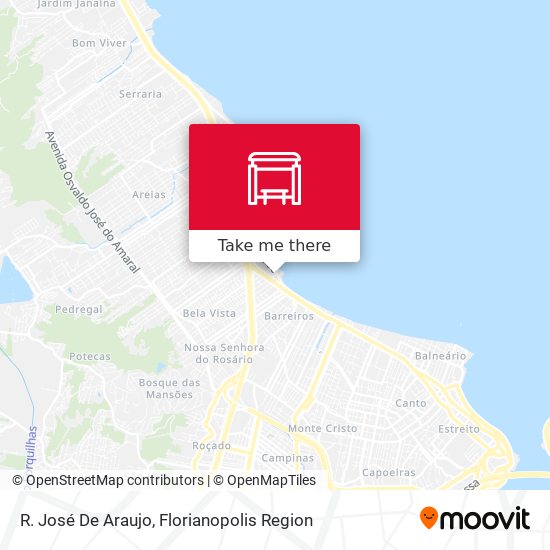 R. José De Araujo map