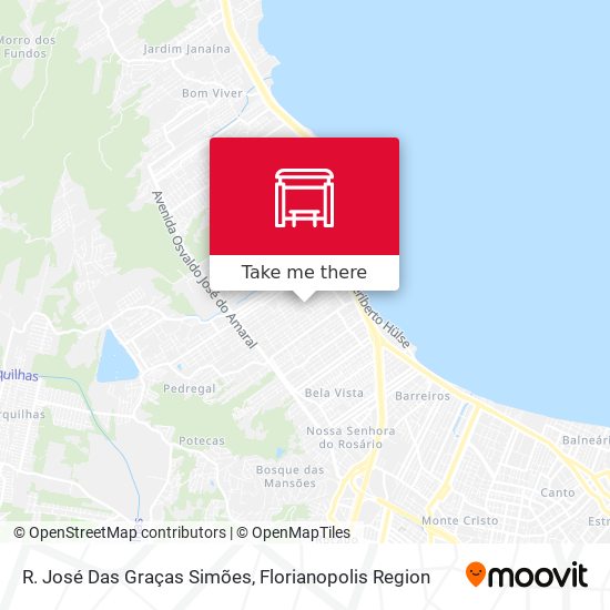 R. José Das Graças Simões map