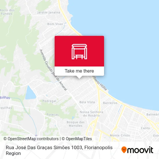 Rua José Das Graças Simões 1003 map