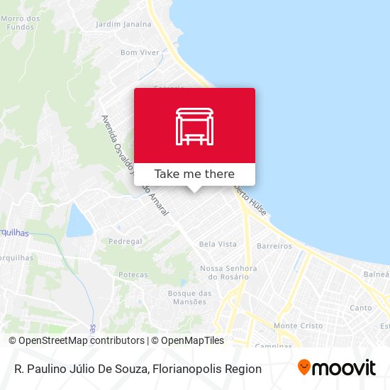 R. Paulino Júlio De Souza map