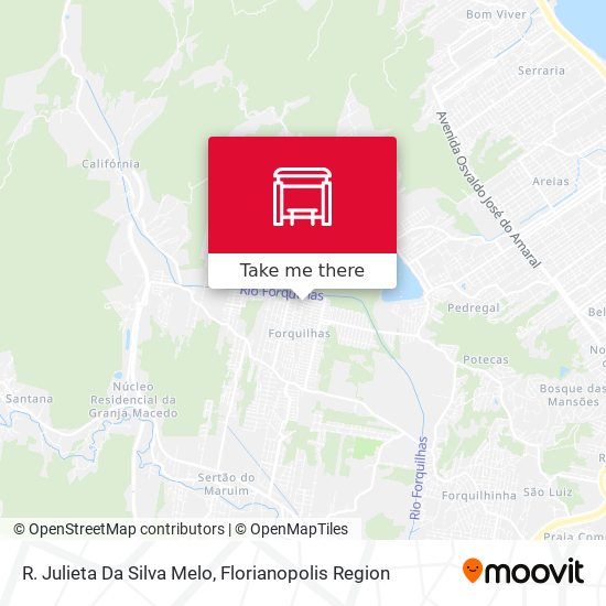 R. Julieta Da Silva Melo map