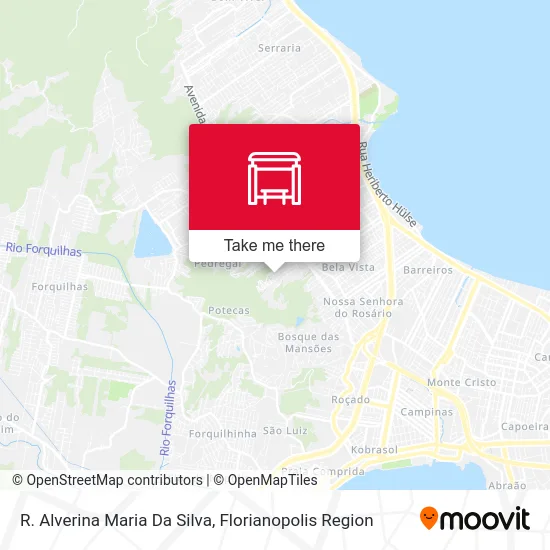 R. Alverina Maria Da Silva map