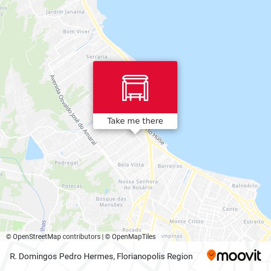 R. Domingos Pedro Hermes map
