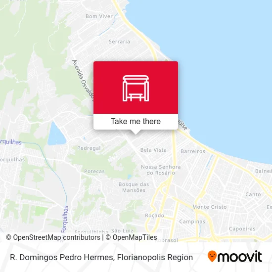 R. Domingos Pedro Hermes map