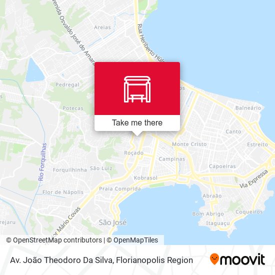 Av. João Theodoro Da Silva map