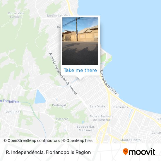 R. Independência map
