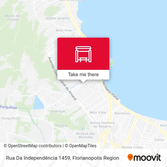 Rua Da Independência 1459 map