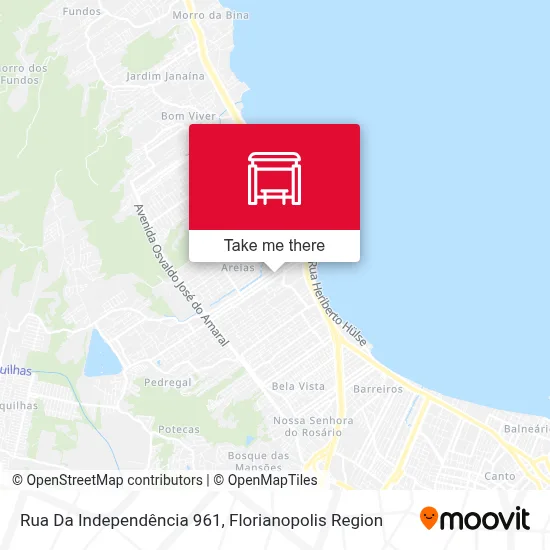 Rua Da Independência 961 map