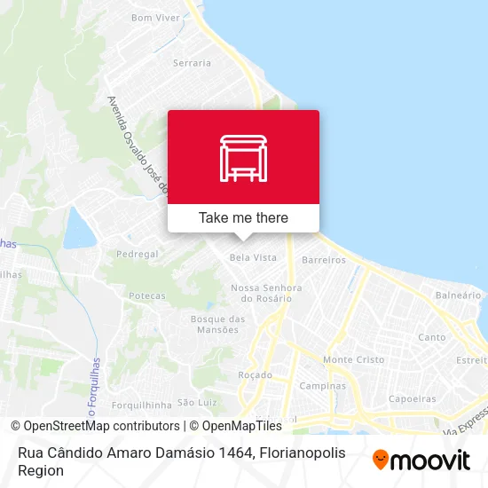 Rua Cândido Amaro Damásio 1464 map