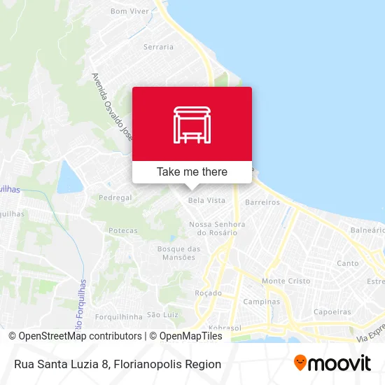 Rua Santa Luzia 8 map