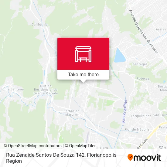 Rua Zenaide Santos De Souza 142 map