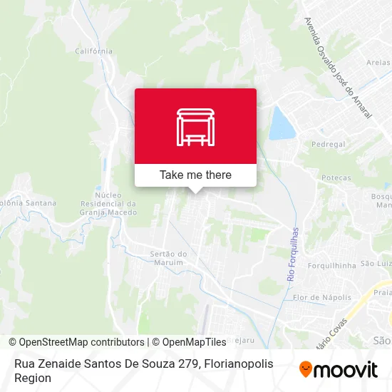 Rua Zenaide Santos De Souza 279 map