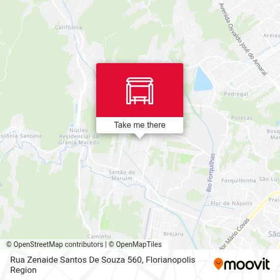 Rua Zenaide Santos De Souza 560 map