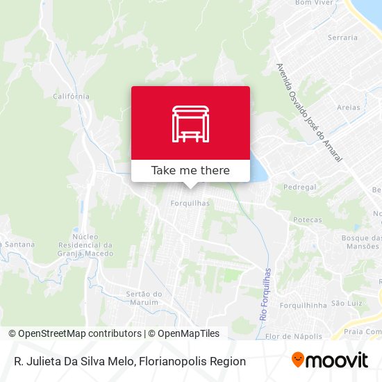 R. Julieta Da Silva Melo map