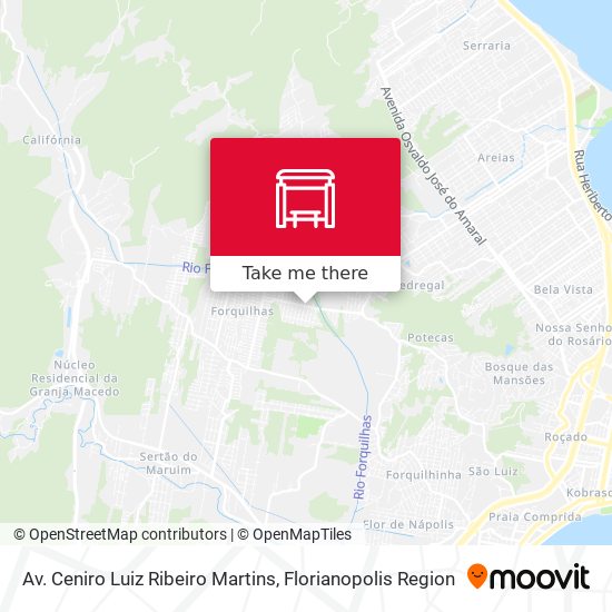 Av. Ceniro Luiz Ribeiro Martins map