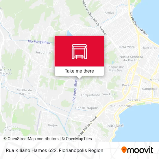 Rua Kiliano Hames 622 map