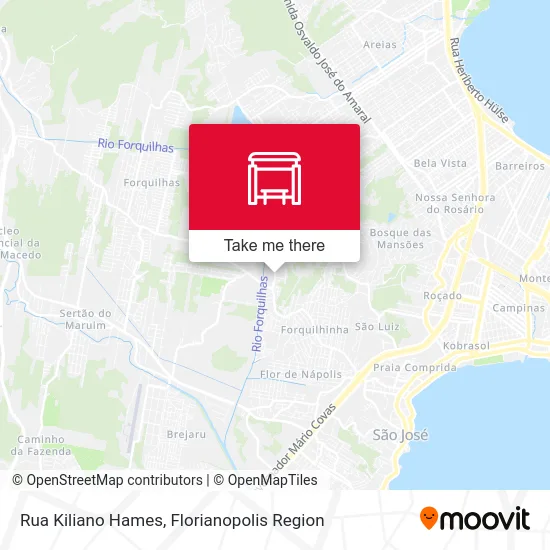Rua Kiliano Hames map