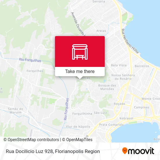 Rua Docilicio Luz 928 map