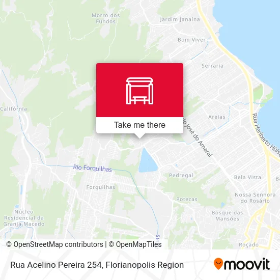 Rua Acelino Pereira 254 map