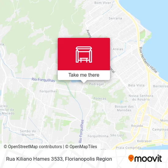Rua Kiliano Hames 3533 map