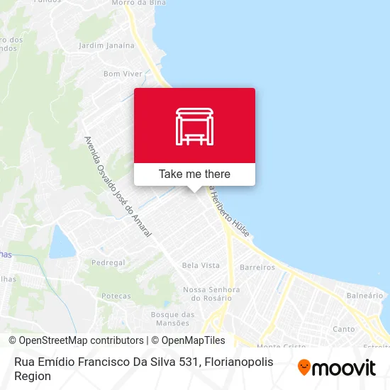Rua Emídio Francisco Da Silva 531 map
